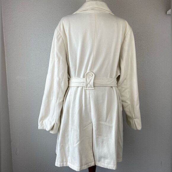 Merona Wool Blend Belted Over Coat Size 3 EUC - Picture 5 of 9